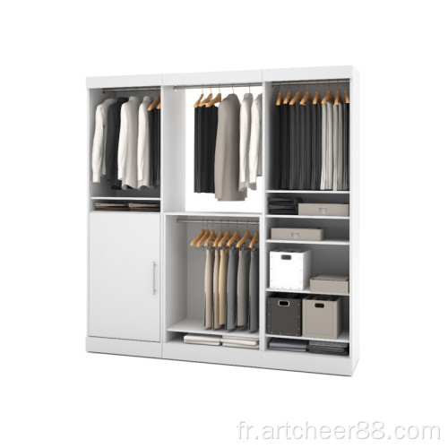 armoire penderie avec portes coulissantes en aluminium